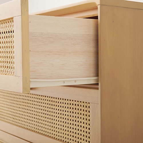 萩原 ラタン調チェスト  RCH-1241-NA 1台（ご注文単位1台）【直送品】