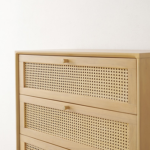 萩原 ラタン調チェスト  RCH-1241-NA 1台（ご注文単位1台）【直送品】