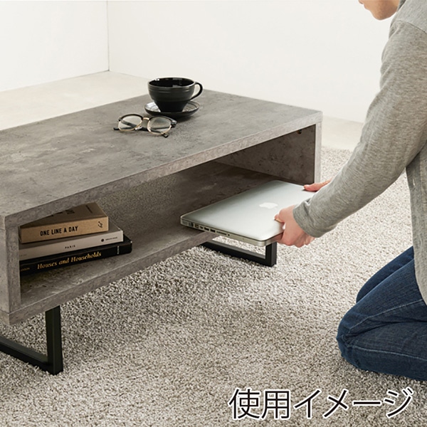 萩原 テーブル マーブルグレー KT-3237MGY 1台（ご注文単位1台）【直送品】