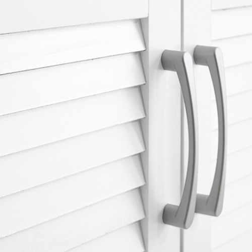 萩原 ルーバーシューズラック 幅60cm 2個セット ホワイト RSR-1700WH-2S 1セット(ご注文単位1台)【直送品】