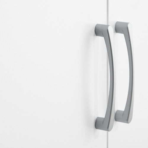 萩原 フラット扉シューズラック　幅60cm　2個セット ホワイト RSR-1702WH-2S 1セット（ご注文単位1セット）【直送品】