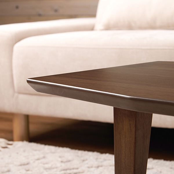 萩原 布団なしで使えるこたつ 多角形 ブラウン ルミエル120WN 1台(ご注文単位1台)【直送品】