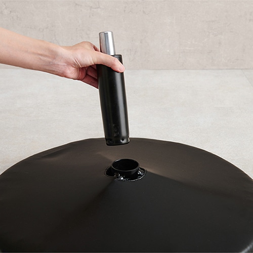 萩原 オットマン付きリクライニングチェア ブラック LZ-4719BK 1台(ご注文単位1台)【直送品】