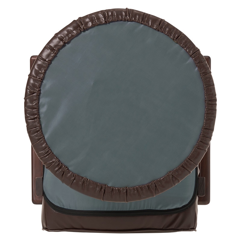 萩原 オットマン付きリクライニングチェア ブラウン LZ-4719BR 1台(ご注文単位1台)【直送品】