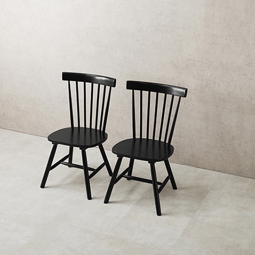 萩原 ウィンザーチェア ブラック BC-8642BK 1台(ご注文単位2台)【直送品】