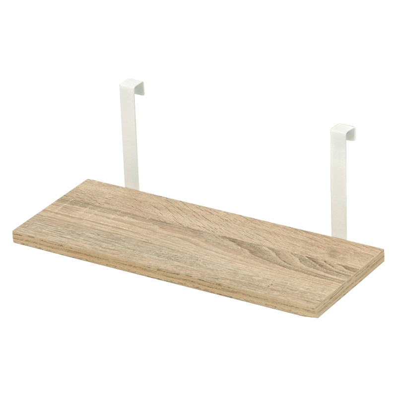 萩原 突っ張りウォールラック 7段階高さ調節 幅40cm KTR-3126NW 1台(ご注文単位1台)【直送品】