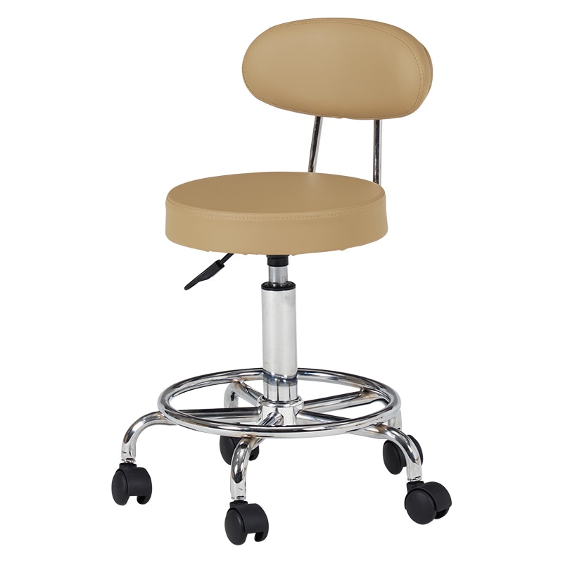 萩原 キッチンチェア 昇降式 ベージュ LHC-4051BE 1台(ご注文単位1台)【直送品】