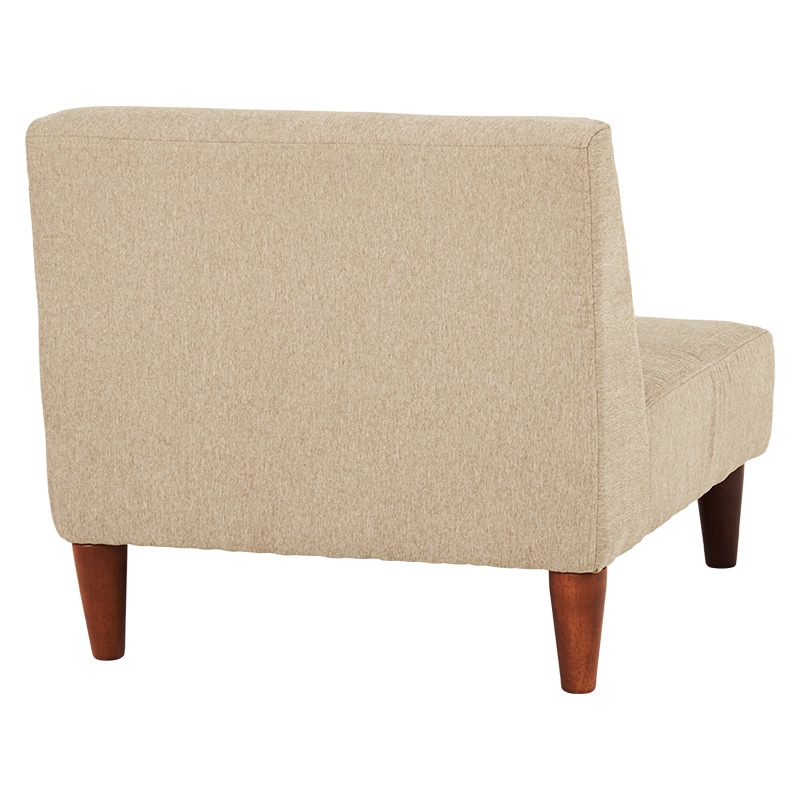 萩原 フラット　1人掛けソファ ベージュ フラット1P-BE 1台（ご注文単位1台）【直送品】