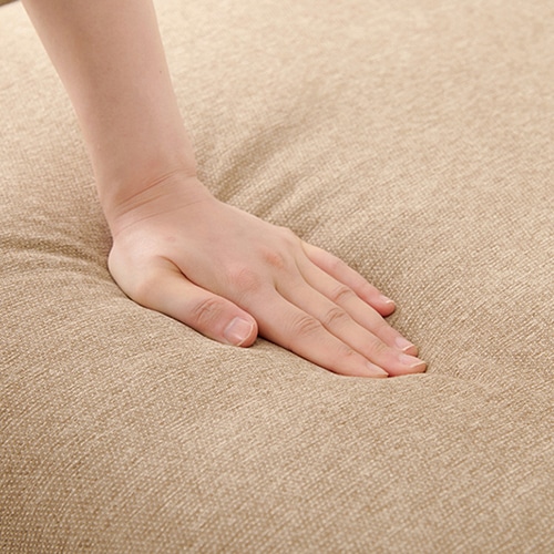 萩原 フラット　1人掛けソファ ベージュ フラット1P-BE 1台（ご注文単位1台）【直送品】