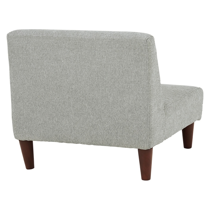 萩原 フラット 1人掛けソファ グレー フラット1P-GY 1台(ご注文単位1台)【直送品】