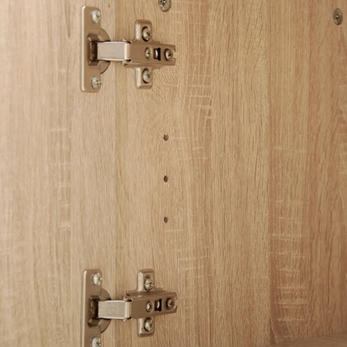 萩原 キャビネット 幅79cm ナチュラル RCC-1490NA 1台(ご注文単位1台)【直送品】