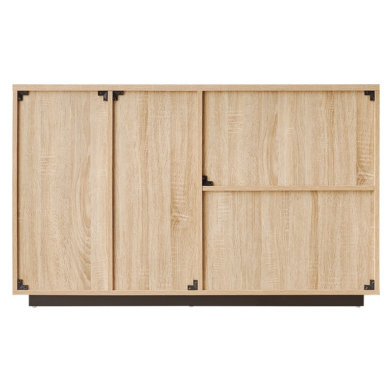 萩原 キャビネット 幅119cm ナチュラル RCC-1491NA 1台(ご注文単位1台)【直送品】