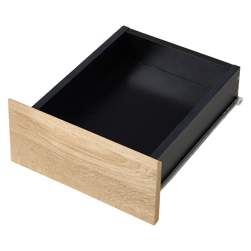 萩原 キャビネット 幅119cm ナチュラル RCC-1491NA 1台(ご注文単位1台)【直送品】