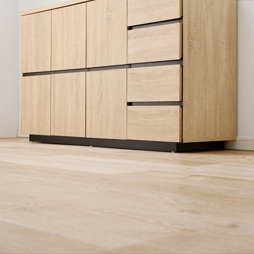 萩原 キャビネット 幅119cm ナチュラル RCC-1491NA 1台(ご注文単位1台)【直送品】