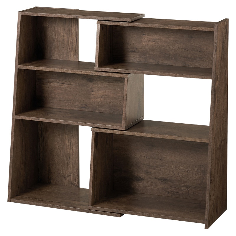 萩原 伸縮式本棚 スライドラック ブラウン RCC-1130BR 1台(ご注文単位1台)【直送品】