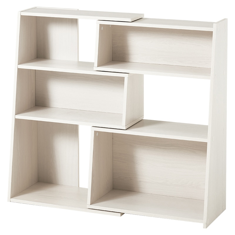 萩原 伸縮式本棚 スライドラック ホワイト RCC-1130WS 1台(ご注文単位1台)【直送品】