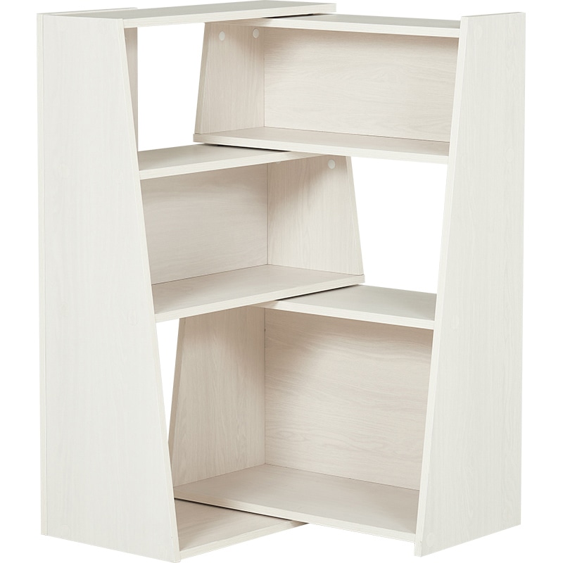 萩原 伸縮式本棚 スライドラック ホワイト RCC-1130WS 1台(ご注文単位1台)【直送品】