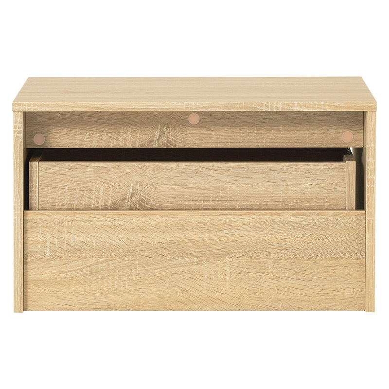 萩原 3WAYベンチ 60cm ナチュラル RBC-1135NA 1台(ご注文単位1台)【直送品】