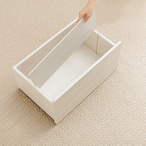 萩原 3WAYベンチ 60cm ホワイトウォッシュ RBC-1135WS 1台(ご注文単位1台)【直送品】