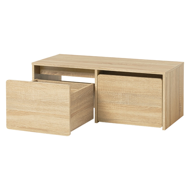 萩原 3WAYベンチ 90cm ナチュラル RBC-1136NA 1台(ご注文単位1台)【直送品】