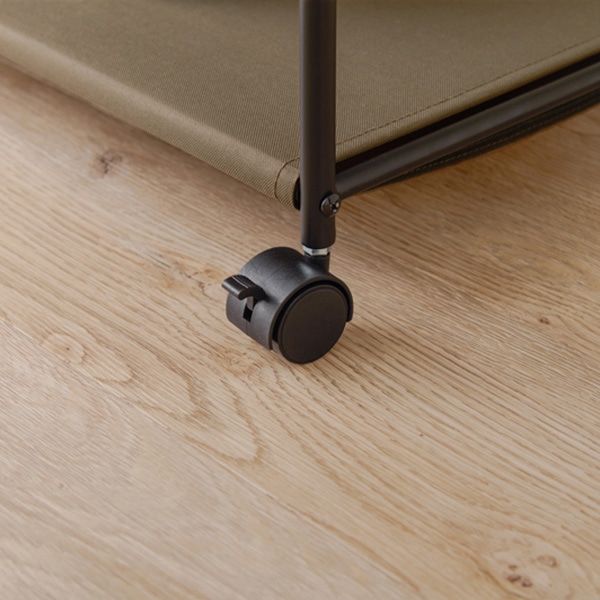 萩原 ハンガーラック　幅75cm　引出し2杯 ブラウン KHR-3187BR 1台（ご注文単位1台）【直送品】