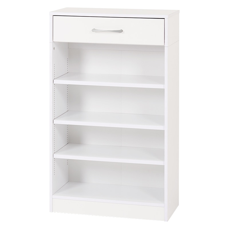 萩原 ブックラック 幅60cm ホワイト RCC-1707WH 1台(ご注文単位1台)【直送品】