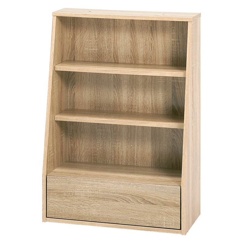 萩原 ブックラック 幅60cm ロータイプ ナチュラル RCC-1906NA 1台(ご注文単位1台)【直送品】