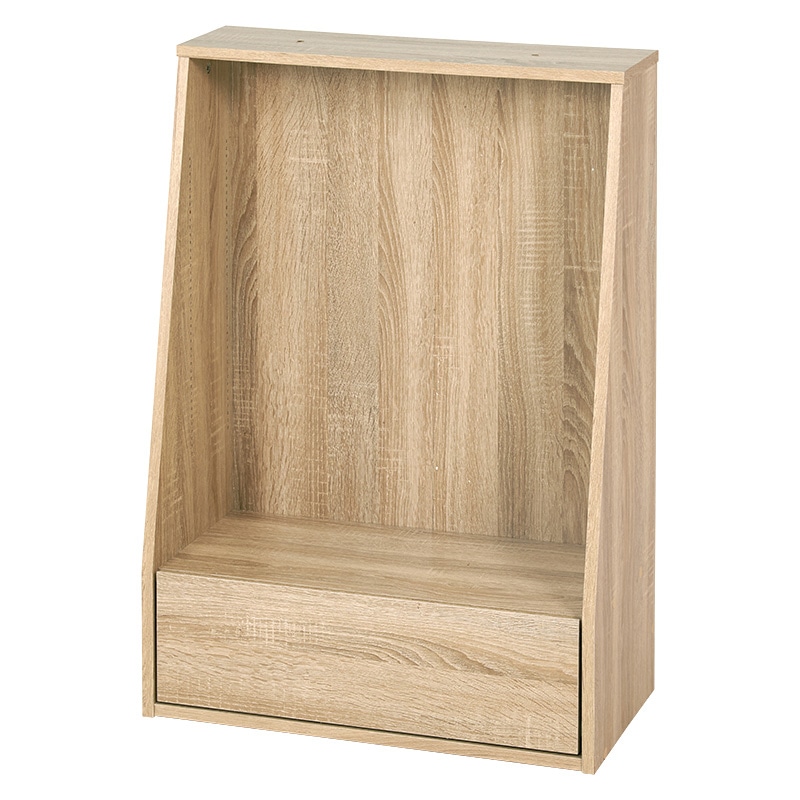 萩原 ブックラック 幅60cm ロータイプ ナチュラル RCC-1906NA 1台(ご注文単位1台)【直送品】