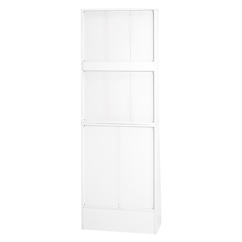 萩原 ブックラック 幅60cm ハイタイプ ホワイト RCC-1906WH-S 1台(ご注文単位1台)【直送品】