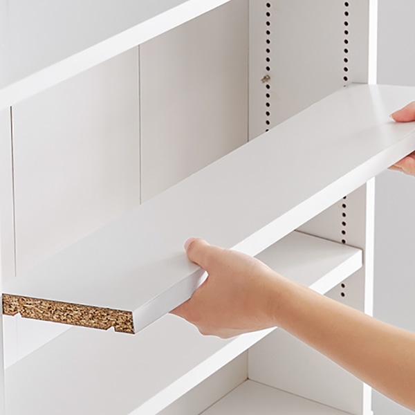 萩原 ブックラック 幅60cm ハイタイプ ホワイト RCC-1906WH-S 1台(ご注文単位1台)【直送品】