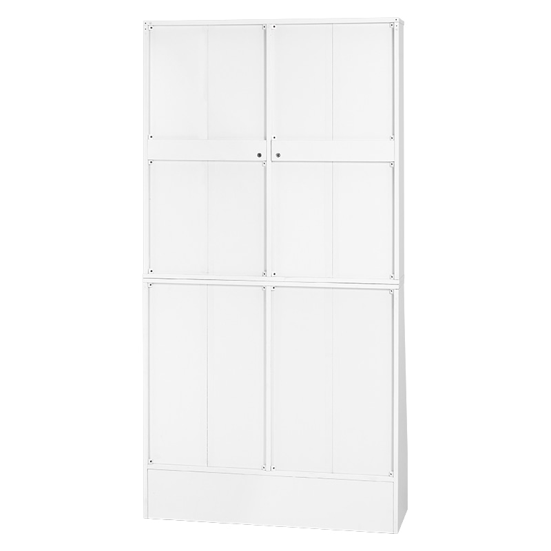 萩原 ブックラック 幅90cm ハイタイプ ホワイト RCC-1907WH-S 1台(ご注文単位1台)【直送品】