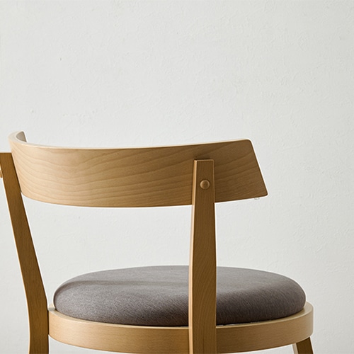 萩原 ダイニングチェア 幅59.5cm グレー MI-8636NA-LGY 1台(ご注文単位2台)【直送品】