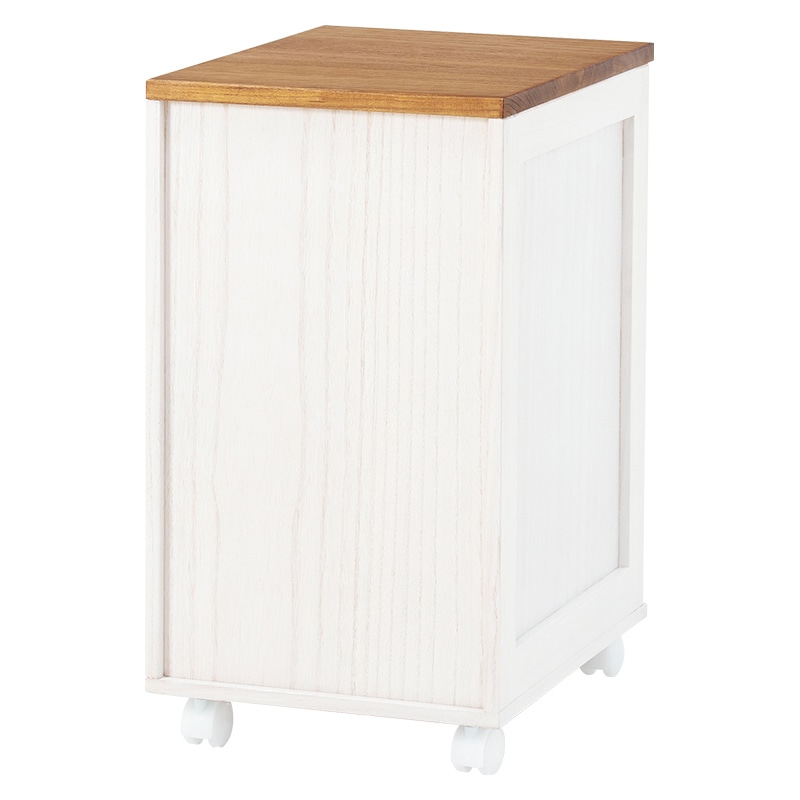 萩原 書類チェスト B4対応 5段 ナチュラル×ホワイト MCH-6470NW 1台(ご注文単位1台)【直送品】