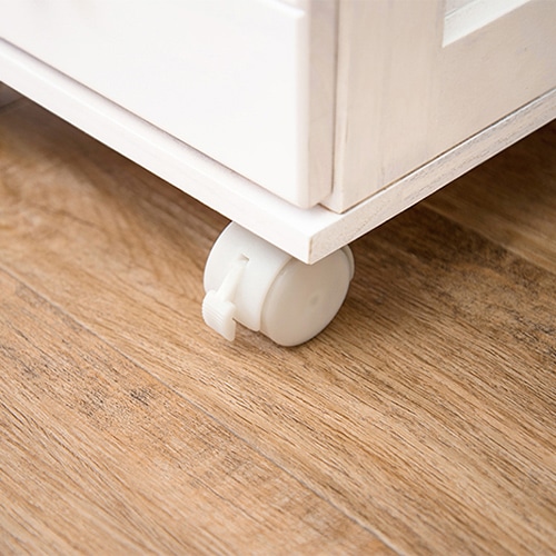 萩原 書類チェスト B4対応 5段 ナチュラル×ホワイト MCH-6470NW 1台(ご注文単位1台)【直送品】