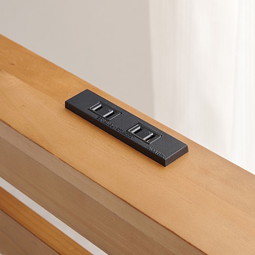 萩原 組立簡単 すのこベッド ボンネルコイルマットレス付 セミダブル ライトブラウン MB-5150SD+KM-3101 1台(ご注文単位1台)【直送品】