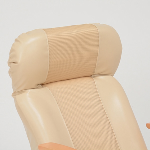 萩原 昇降式高座椅子 ベージュ LZ-4738BE 1台（ご注文単位1台）【直送品】