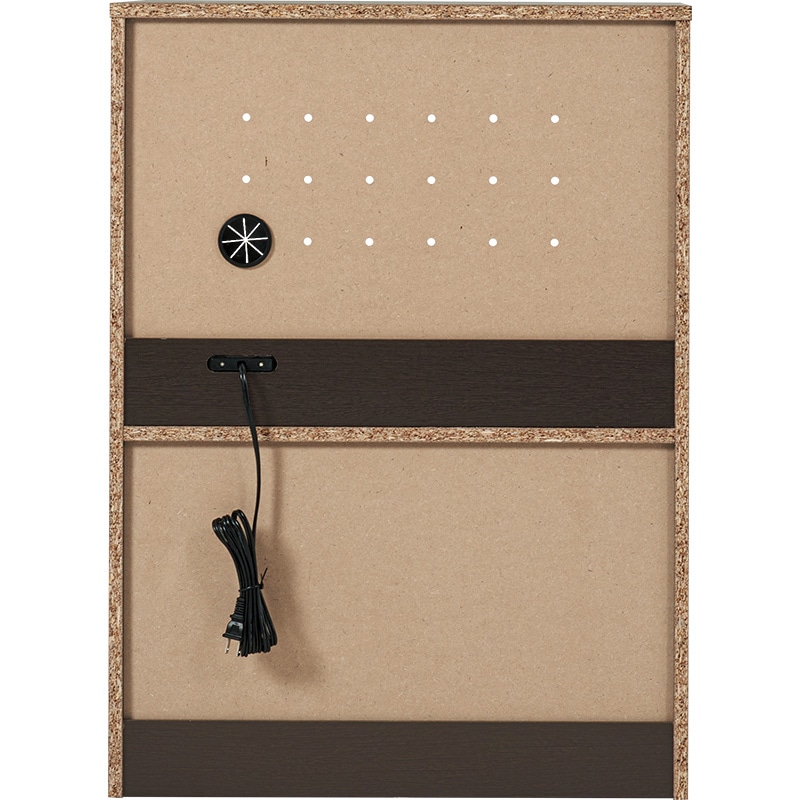 萩原 キッチンカウンター 収納庫タイプ 幅60cm ダークブラウン VKC-7141DBR 1台(ご注文単位1台)【直送品】