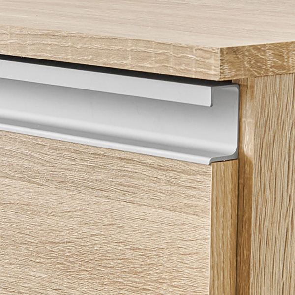 萩原 キッチンカウンター 収納庫タイプ 幅60cm ナチュラル VKC-7141NA 1台(ご注文単位1台)【直送品】