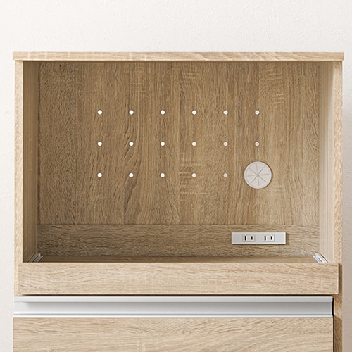 萩原 キッチンカウンター 収納庫タイプ 幅60cm ナチュラル VKC-7141NA 1台(ご注文単位1台)【直送品】