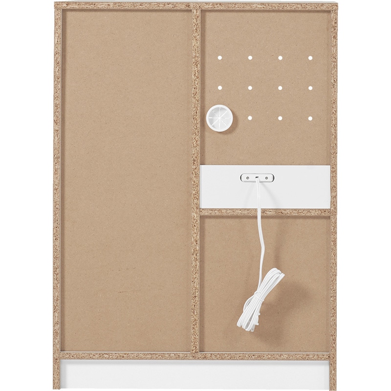 萩原 キッチンカウンター 扉収納タイプ 幅60cm ホワイト VKC-7142WH 1台(ご注文単位1台)【直送品】