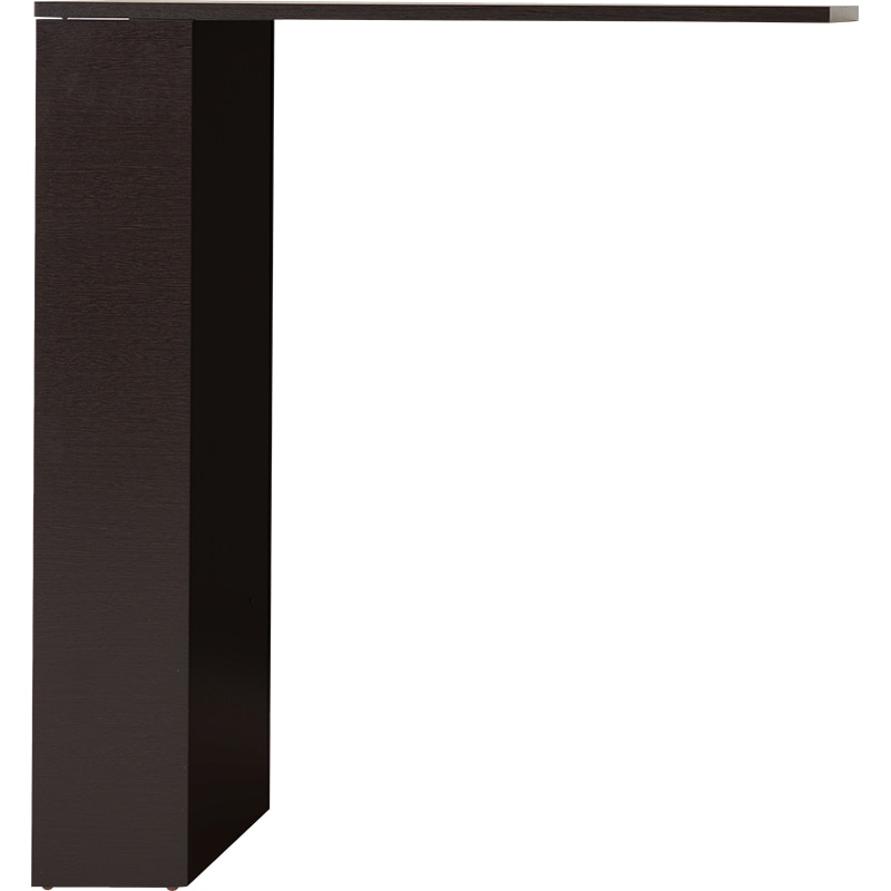 萩原 キッチンカウンター 拡張テーブル ダークブラウン VOC-7143DBR 1台(ご注文単位1台)【直送品】