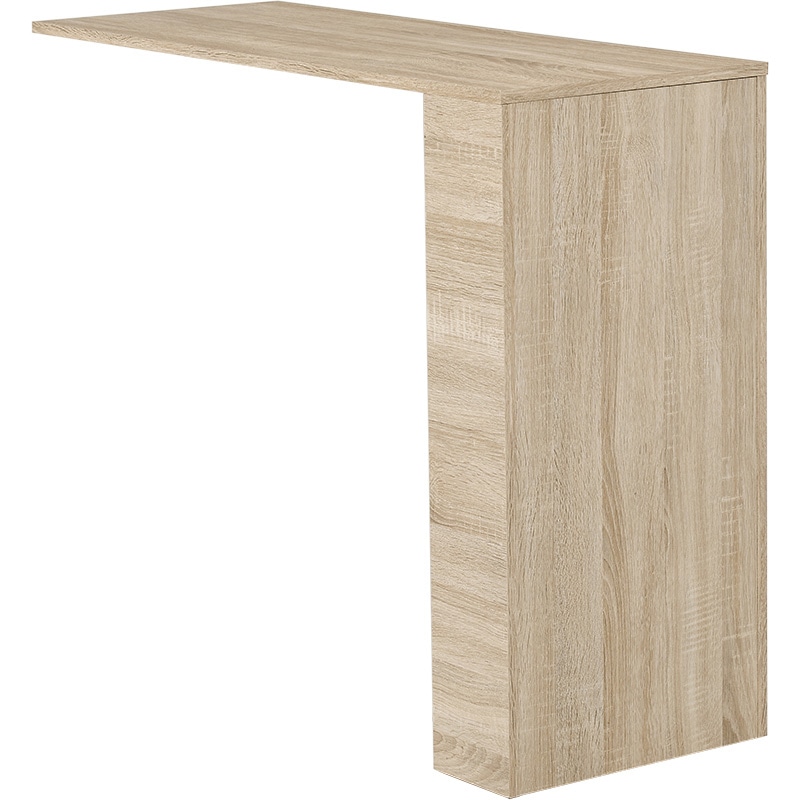 萩原 伸縮式キッチンカウンター　拡張テーブル付 扉収納タイプ　ナチュラル VKC-7142NAOS 1台（ご注文単位1台）【直送品】