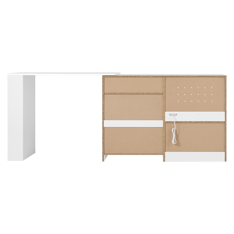 萩原 伸縮式キッチンカウンター 収納庫タイプ ホワイト VKC-7156WHOS 1台(ご注文単位1台)【直送品】