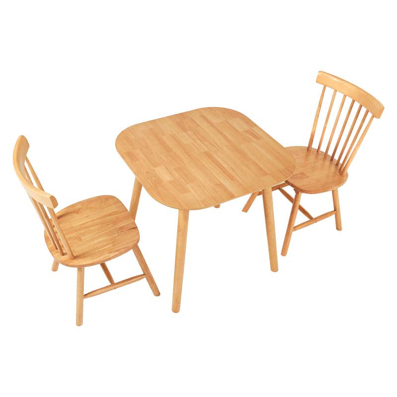 萩原 ウィンザーダイニング 3点セット 2人掛け ナチュラル BT-8627-42-LNT-3S 1セット(ご注文単位1セット)【直送品】