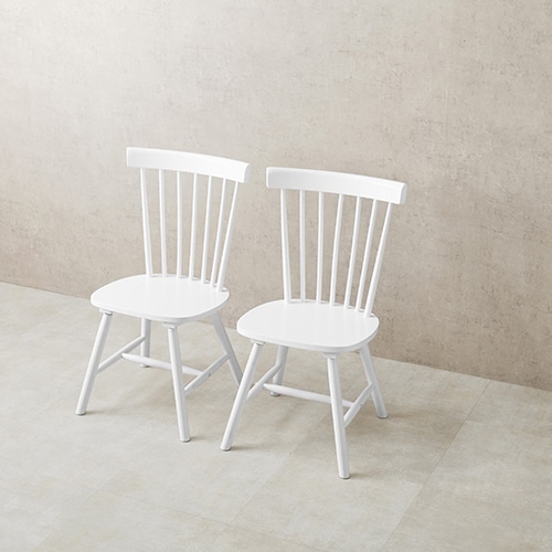 萩原 ウィンザーダイニング 5点セット 角型テーブル ホワイト BT-8626-42-WH-5S 1セット(ご注文単位1セット)【直送品】