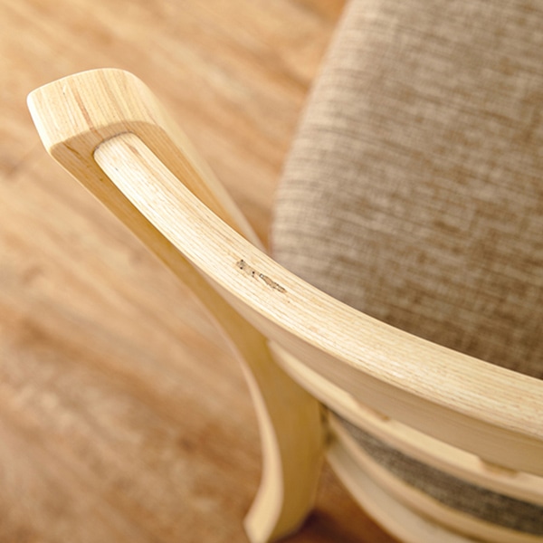 萩原 ダイニングチェアー ライトナチュラル×ファブリック VC-7593NT 1台(ご注文単位2台)【直送品】