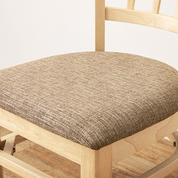 萩原 ダイニングチェアー ライトナチュラル×ファブリック VC-7593NT 1台(ご注文単位2台)【直送品】