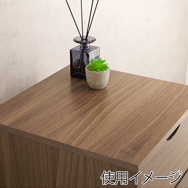 萩原 キャスター付きチェスト 幅40cm ブラウン RCC-1551BR 1台(ご注文単位1台)【直送品】