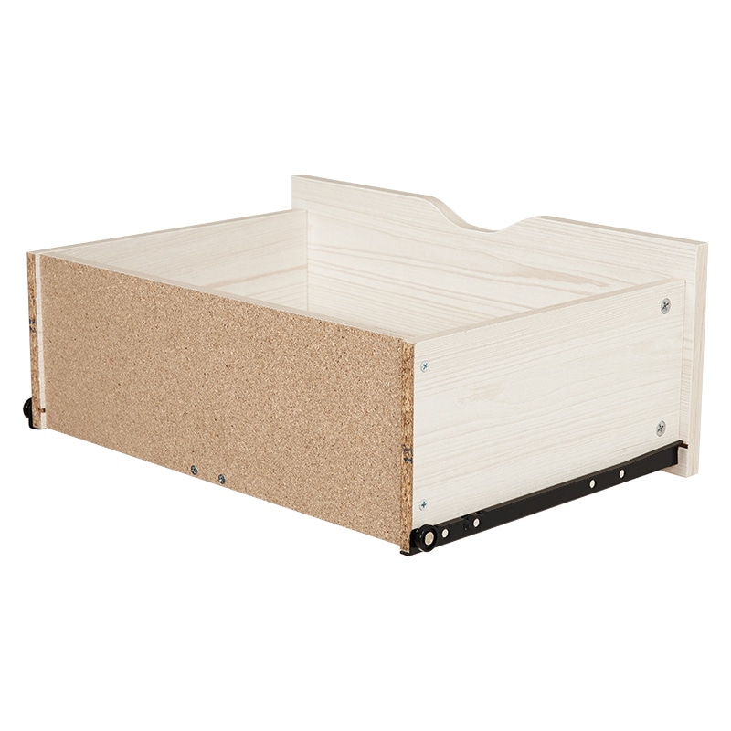 萩原 キャスター付きチェスト 幅40cm ホワイト RCC-1551WS 1台(ご注文単位1台)【直送品】