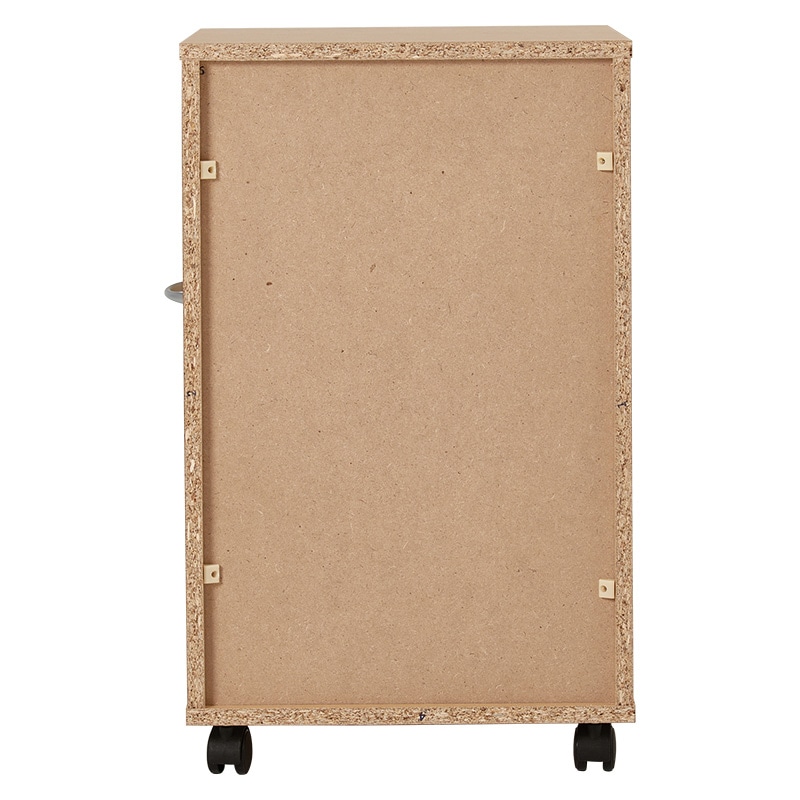 萩原 キャスター付きチェスト 幅40cm ホワイト RCC-1551WS 1台(ご注文単位1台)【直送品】